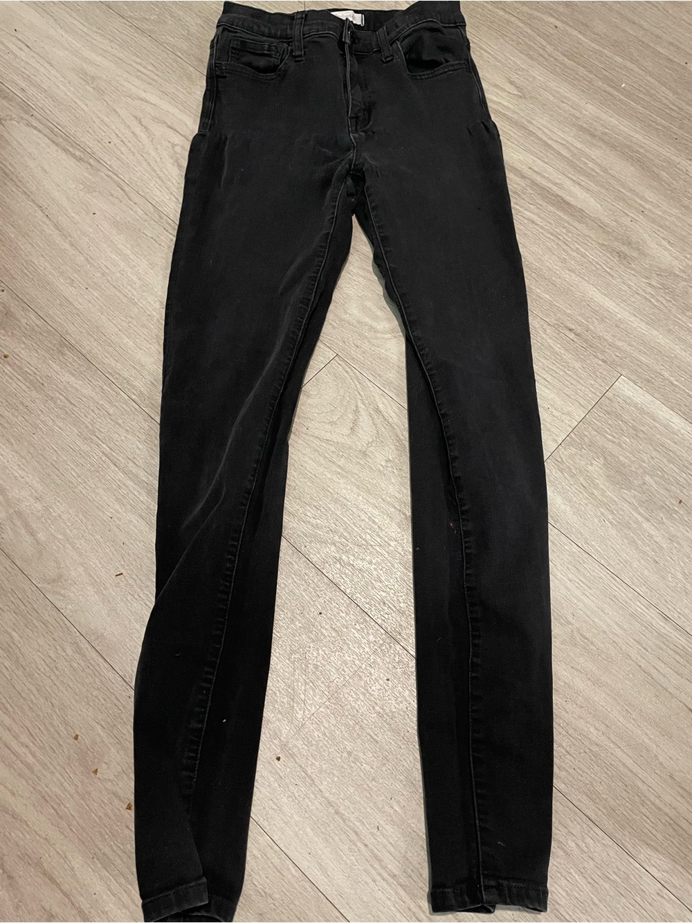 Madewell Black High-Rise Skinny Jeans